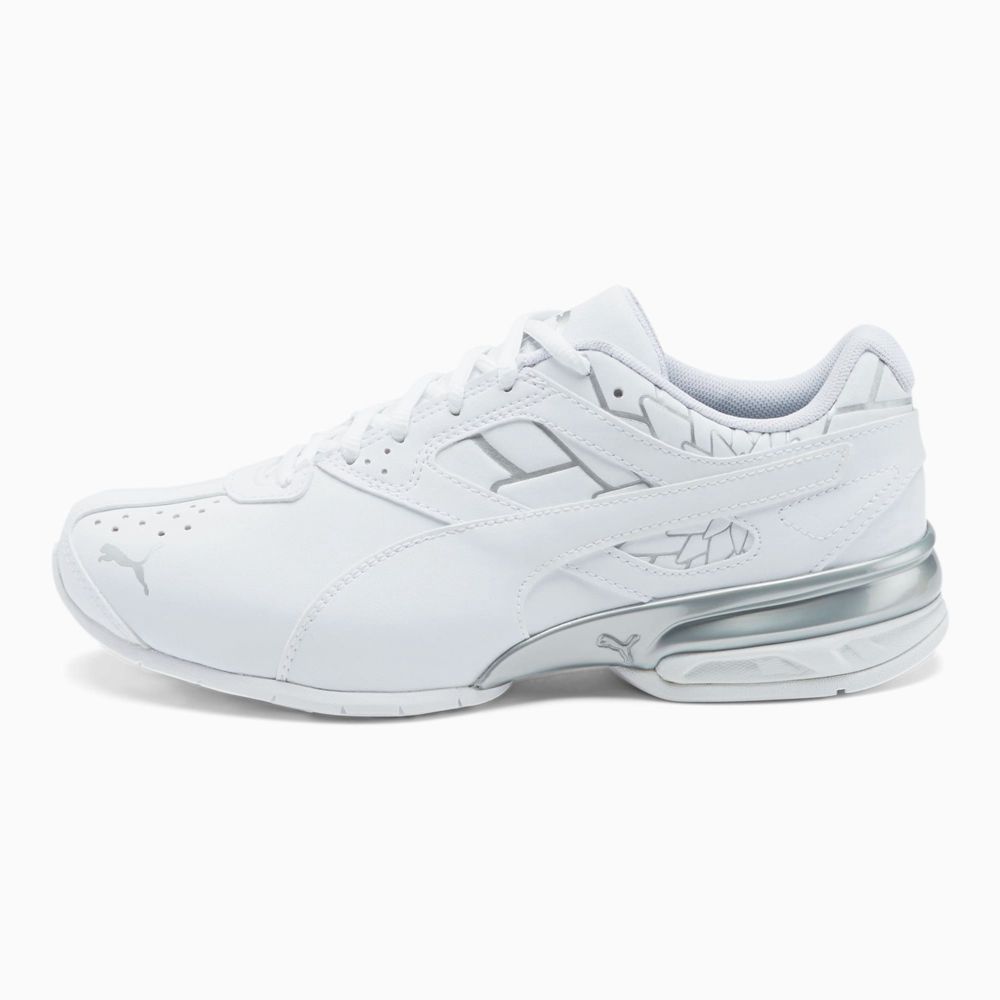 Puma Tazon 6 Graphic Női Edzőcipő - Fehér/Titán ( Hungary - VOTYA0631 )